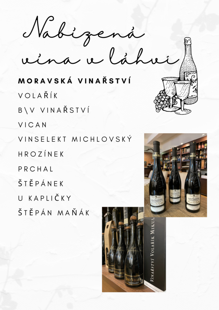 nabídka vín, vinotéka zlín